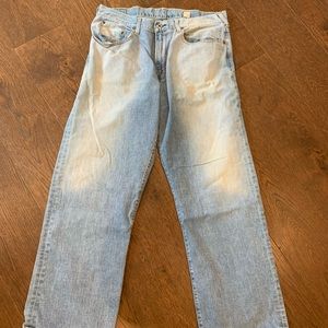 Mens guess jeans baby blue sz 38 jeans